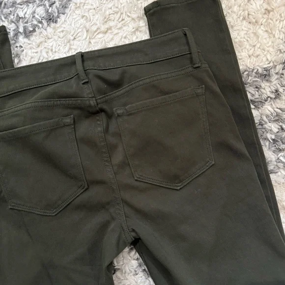 Old Navy Olive Green Super Skinny Rockstar Jeans - Picture 8 of 11